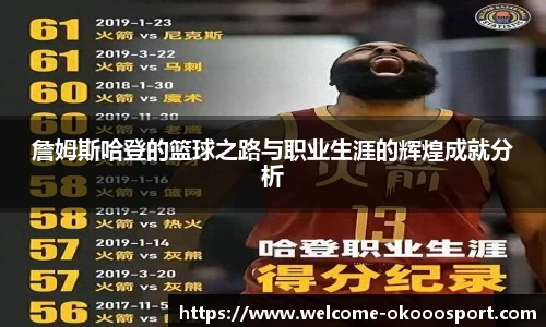 詹姆斯哈登的篮球之路与职业生涯的辉煌成就分析